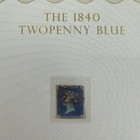 Philatelic Classics The 1840 Two Penny Blue Stamp With Coa Signed