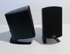 2 Klipsch Promedia Thx 2 1 Satellite Speakers With Stands Black Tested