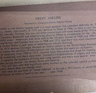 Vtg 1966 Sweet Adeline Duskey Bros Oil Co  Advertising Calendar 2nd Edition 1910