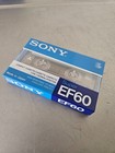 Sony Super Ef60 60 Minute Audio Cassette Tape New Sealed Made In Japan