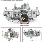 For Holley Quickfuel Brawler 750 Cfm Double Pumper 4 Barrel Carburetor E-choke