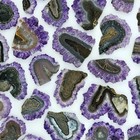 Amethyst Stalactite Crystal Slice  Brazilian Specimen