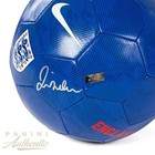 David Beckham Autographed England Blue Nike Team Prestige Ball Panini Authentic