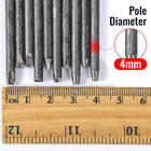 20 Packs Steel Punches 4 Mm Flower Punch Stamp Set Practical Metal Stamping Kit 