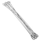  10 Pcs Stainless Steel Wire Rope Aluminum Sleeve Safety Cable Lock