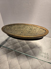 Antique Indo Persian Oval Dish Handmade Enamel Gorgeous 9 5 Long 5 Wide