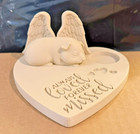 New 3d Fat Guinea Pig Memorial Wings Angel Always Loved Forever Missed Hearts Yo