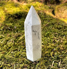 White Howlite Point Wand  3 1 8  Calming Creativity 28562e