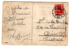 Zeppelin airmail 1909 Humor Card Zeppelin Arrives     ba1128