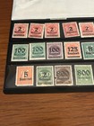 German Overprint Stamp Lot Of 20 Mnh