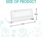 Regalo Safety Swing Down Crib Rail For 33x1x16 Inch  pack Of 1   White