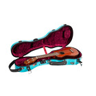 Crossrock Soprano Ukulele Case  Fits Up To 21 Inches   100  Fiberglass Hardshell