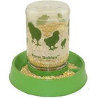 Baby Chick Dual Feeder And Waterer  Bpa Free Plastic  Green  32 Oz