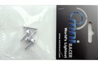 4 Omni Racer Worlds Lightest Bicycle Bottle Cage Bolts Bolt Set  M5x15mm Silver