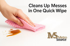 Metro Source 13x23 Pink Diamond Foodservice Towels Reusable Cleaning Wipes 200ct