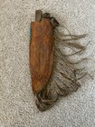 1800-1934 Beaded Nativeamerican Knife Sheath And Two Knives