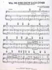 Will We Ever Know Each Other Sheet Music The First 1981 Musical Flop Baseball