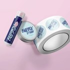 3    Custom Roll Circle Stickers And Labels  Your Own Design Is Printed Bulk