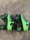 Riedell Dart Size 5 Roller Skates Green Excellent Condition