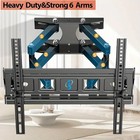 Swivel Full Motion Tv Wall Mount Bracket Tilt 32 36 40 42 46 47 50 55 60 65 Inch