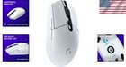 Lightspeed Wireless Gaming Mouse - 250h Playtime   12 000 Dpi Sensitivity  White