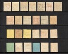 Seychelles 1921-32 Kgv Portrait Complete  scott 91-114   100a 111a  Vf Mlh Zx20