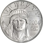 American Platinum Eagle 1 Oz  100 - Pcgs Ms69 Random Date And Label 