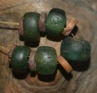 Ancient Glass Stone Excavated Djenne Dig Beads Mali African Trade 1000 Years Old