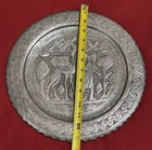 Antique Vintage Tin copper Persian Middle Eastern Camel Caravan Scene Charger