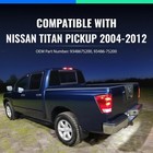 Tailgate Cover Cap  Abs Plastic 63 66  Length  Black