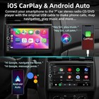 Double Din Car Stereo With Cd dvd Player  7-inch Touch Screen  Bluetooth 5 1    