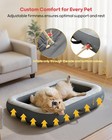 Qpau 36 In Inflatable Dog Bed For Home Travel And Outdoor  Pet Mattress For S   