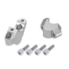Handlebar Riser 30mm With Offset 17mm For Ktm 125 Duke Silver Anodised