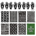 16 Sheets Henna Tattoo Stencils Kit Reusable For Women Girls And Kids 150  Pcs