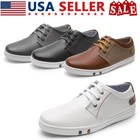 Men s Fashion Sneakers Casual Shoes Soft Pu Upper Lightweight Shoes Size  8-13
