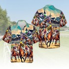 Kentucky Derby 2025 Hawaiian Shirt  Churchill Downs Rose Horse Racing Gift