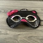 Black Cat Eye Mask Halloween Cosplay Costume Masquerade Dress Up