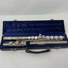 Vintage Silver Gemeinhardt Flute For Students With Lined Case  a5 