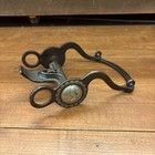 Antique High Spade Bit Horse Bit Working Horsehead Bit Silver Mounted W roller