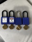  1 - Master Lock 410blue Zenex Thermoplastic Safety Padlock