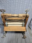 Antique Hibbard Spencer Bartlett Co Wood Clothes Wringer Vintage Hand Crank 