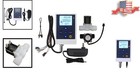 Lcd Display Water Flow Control Meter With Solenoid Valve And Sensor For Preci   