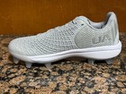 New Womens Us 9 Under Armour Glyde 2 0 Mt Tpu Softball Cleats Grey silver