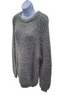 Vintage Pure Lambswool Sweater The Cornish Woolen Company  Grey Pink  Xl