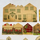 Toy Village   Cardboard Paper House Sets Incomplete  read