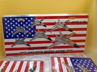 Car Tag License Plate Support Operation Desert Storm Gulf War Us 1991 Lot 3 Nos