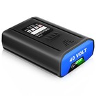 2 Pack For Kobalt 40v Max 6 0ah Lithium-ion Battery Kb540c-06 Kb245-06 Kb240-06