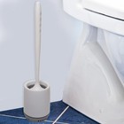2 Pack Toilet Bowl Brush And Stand Set With Soft Scrubbing Bristles