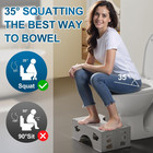 Foldable Toilet Stool Squat  7 Inch Squatting Potty For Adults  Poop Stool