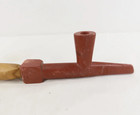 Antique Native American Catlinite Pipestone Pipe Hand Carved